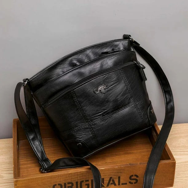 Silvia | Crossbody Kangaroo Emblem Bag