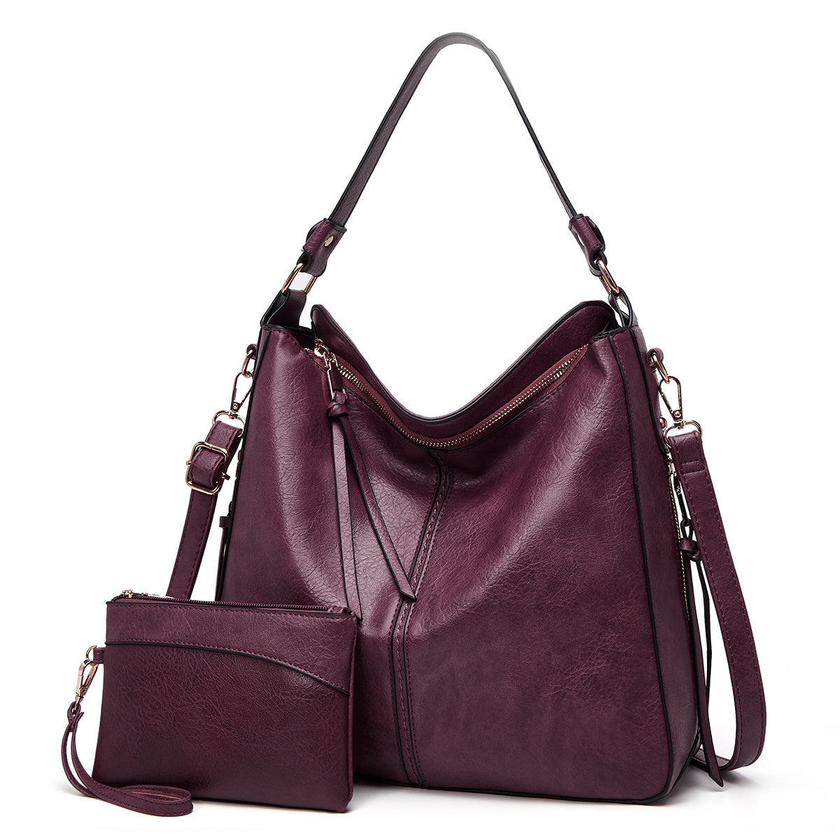 Karin | Anti-Theft Hobo Handbag + FREE Pouch