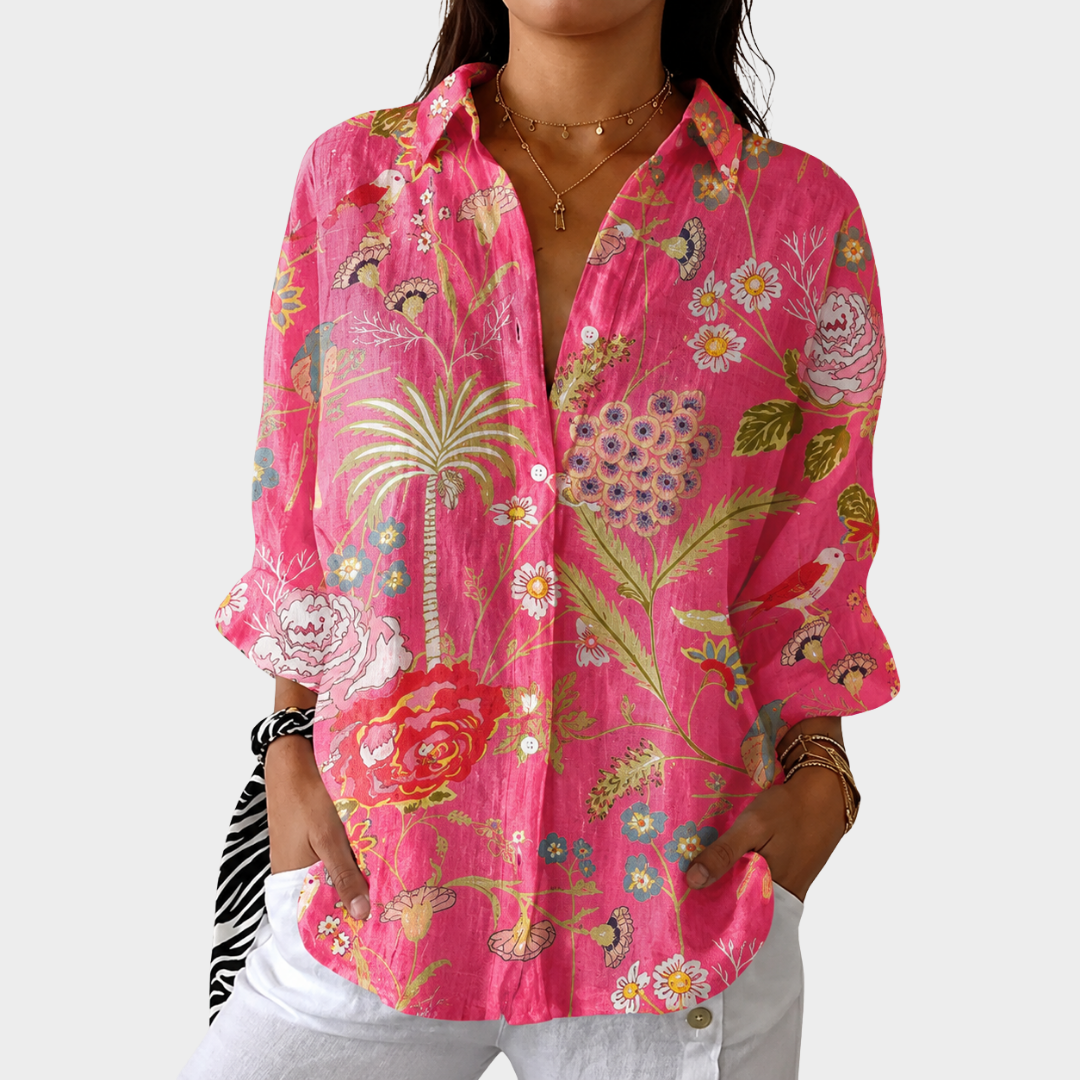 Light and Colorful Printed Blouse