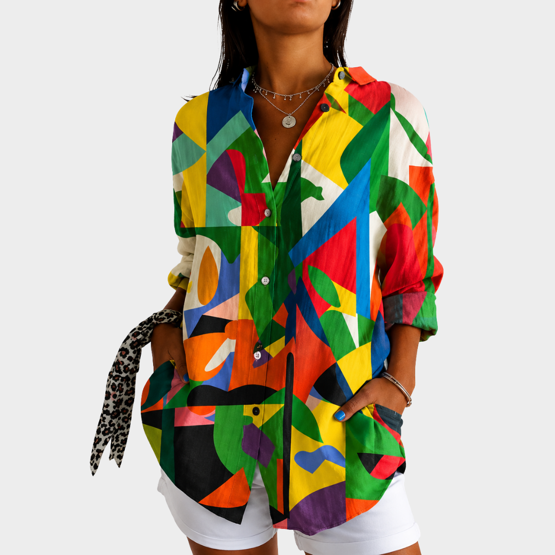 Color Splash Art Blouse