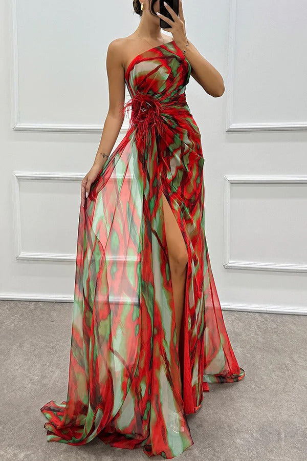 Lorna | Vibrant Draped Dress