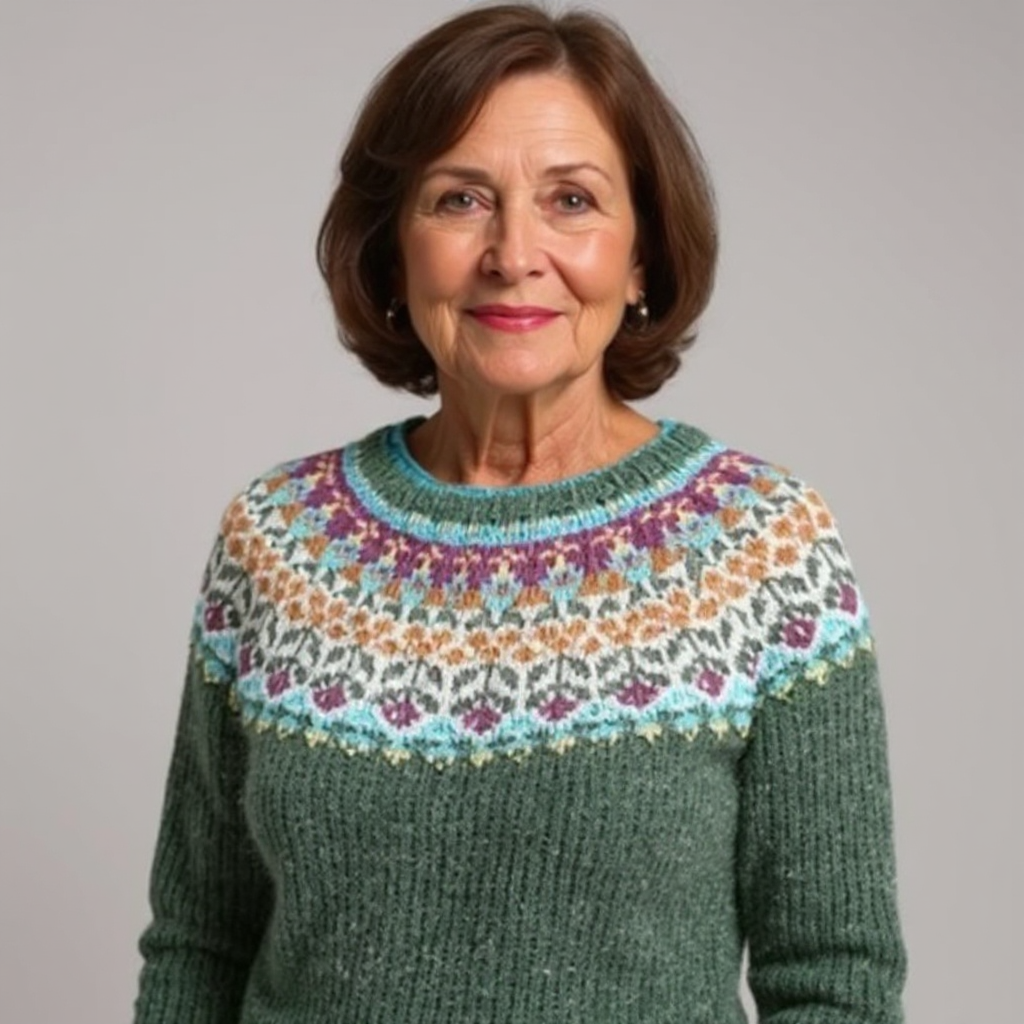 Sable Nordic Knit Jumper