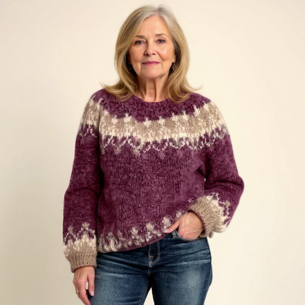 Elin Fair Isle Yoke Sweater