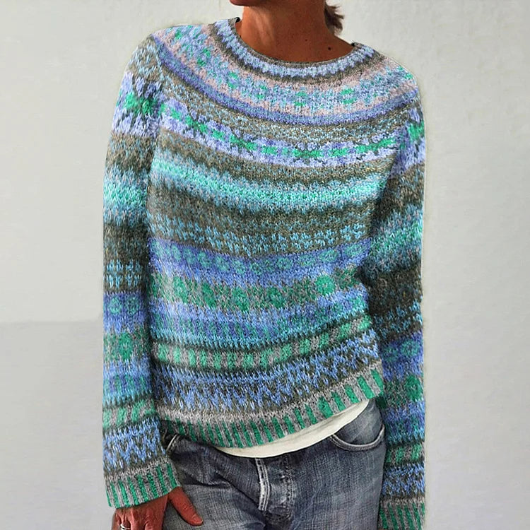 Freya Icelandic Fair Isle Sweater