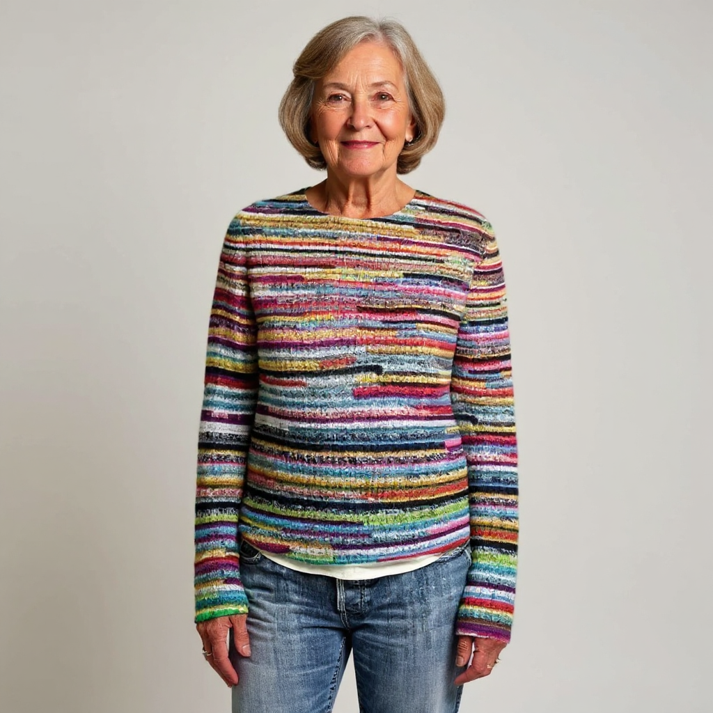 Saffron Fair Isle Yoke Sweater