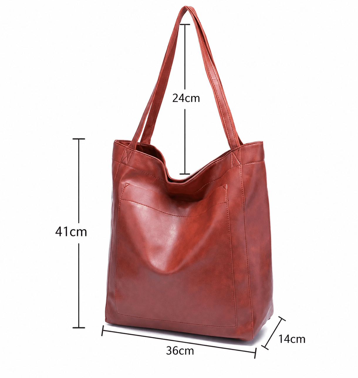 Juana | Minimalist Leather Tote Bag