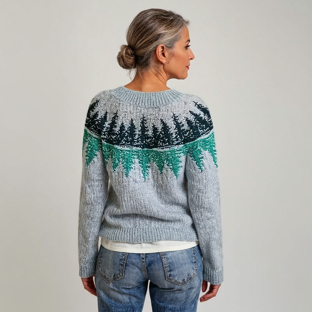 Kari Icelandic Knit Sweater