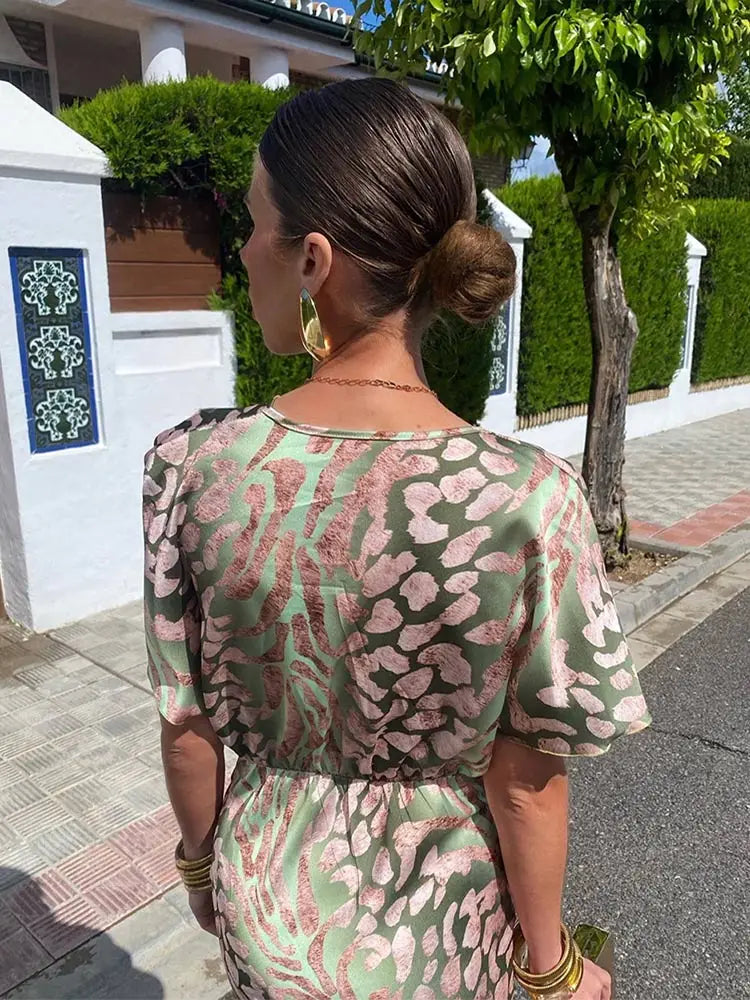 Emmeline™ - COPPER MIDI DRESS