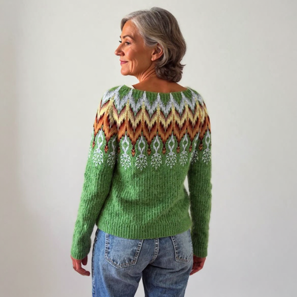 Laurel Fair Isle Yoke Sweater