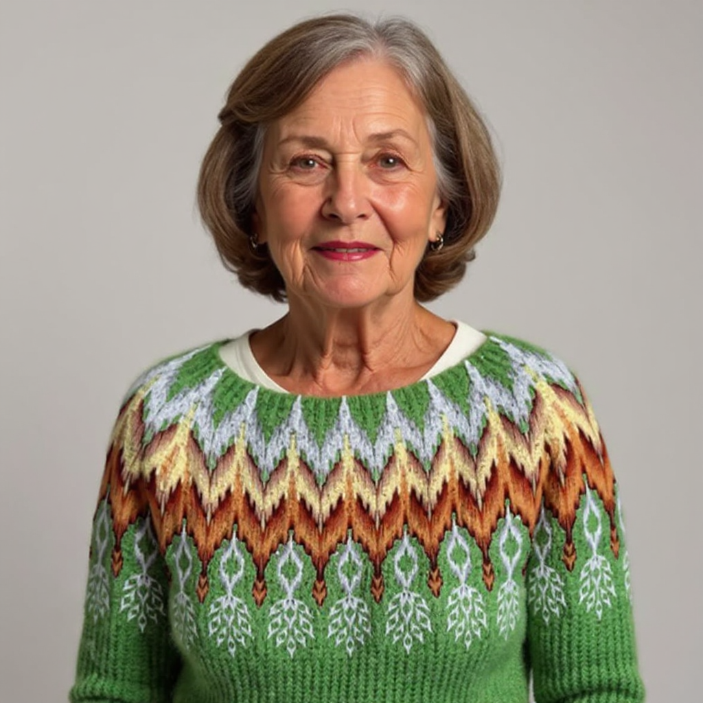 Laurel Fair Isle Yoke Sweater