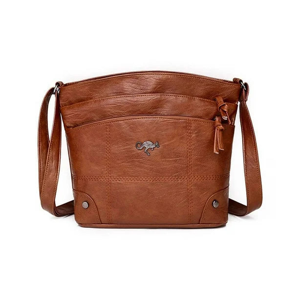 Silvia | Crossbody Kangaroo Emblem Bag