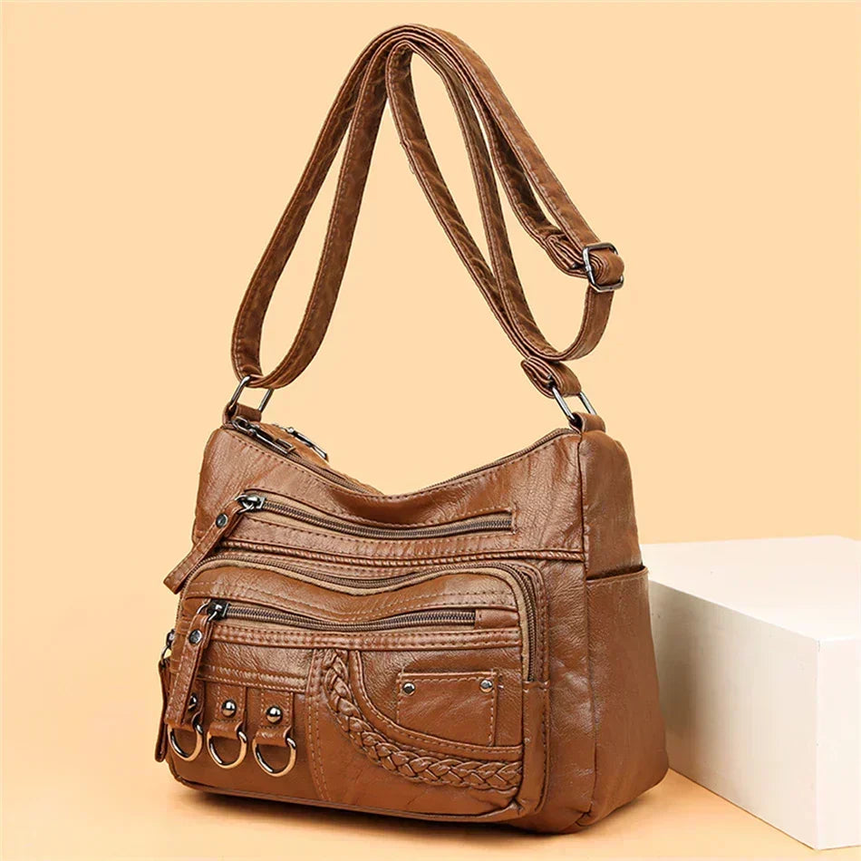 Maria | Multi-Pocket Shoulder Bag