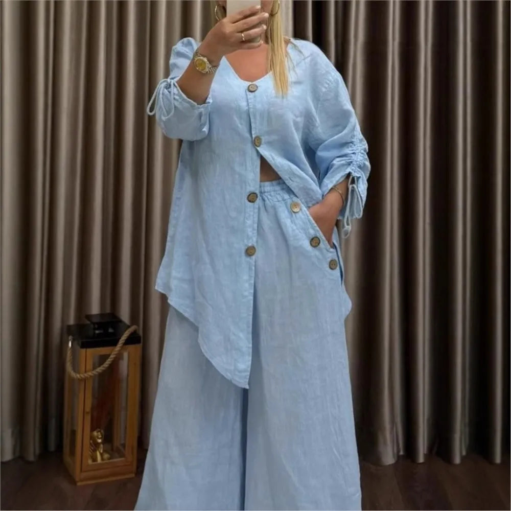 The Amelia Set | Effortless Linen Elegance