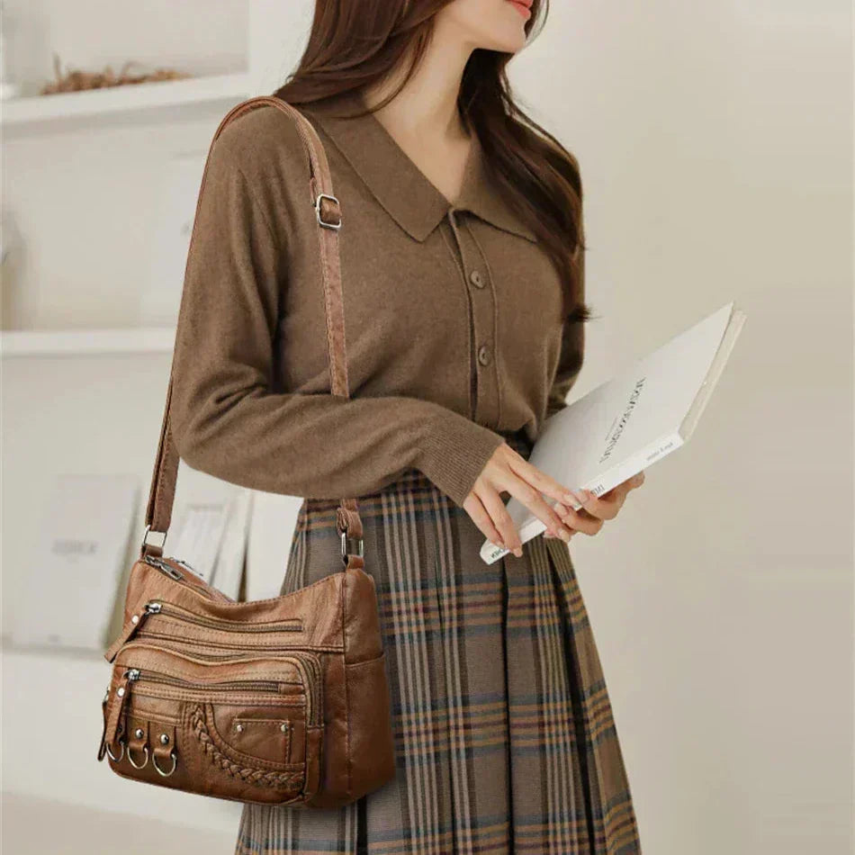 Maria | Multi-Pocket Shoulder Bag