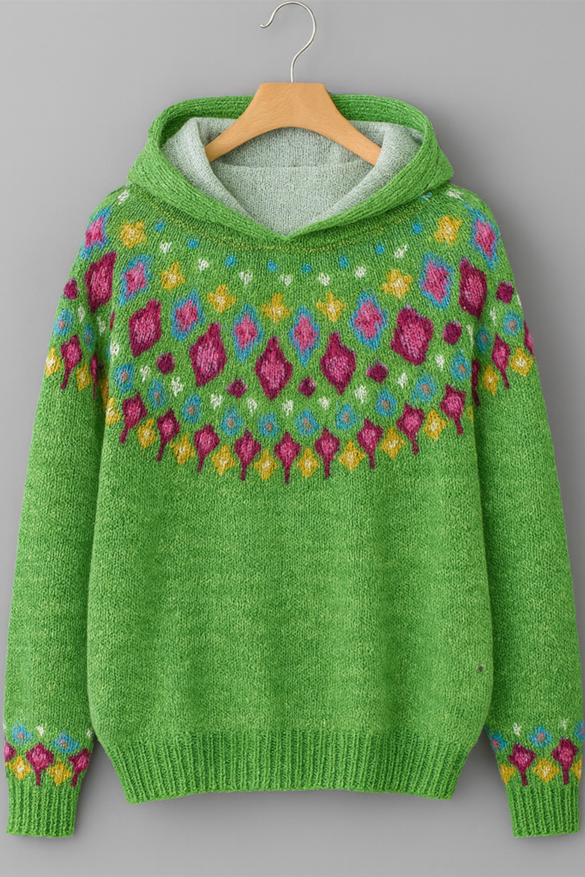 Klea | Lightweight Jacquard Comfort Hoodie