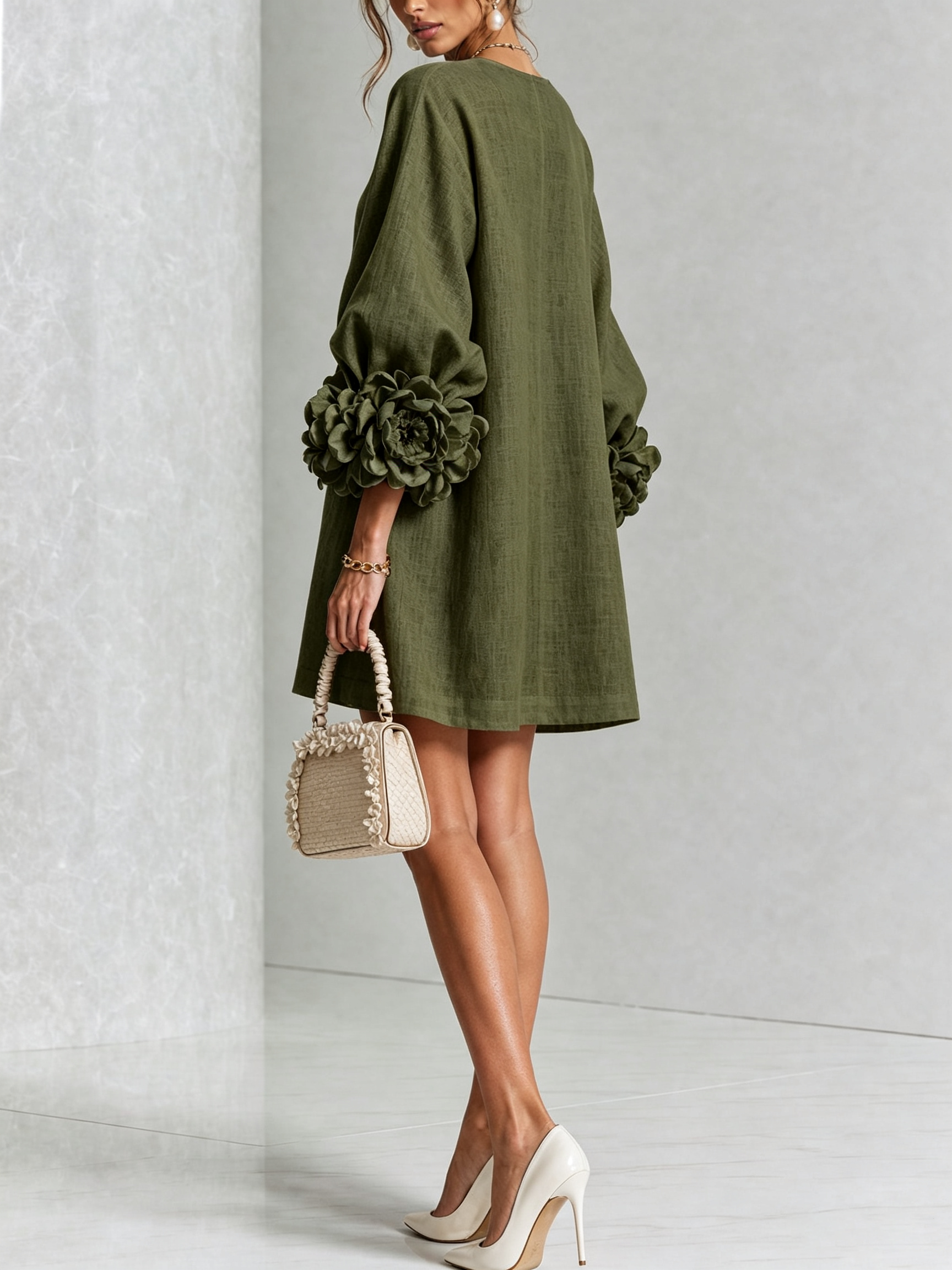 Florence | Floral Button-Down Mini Dress