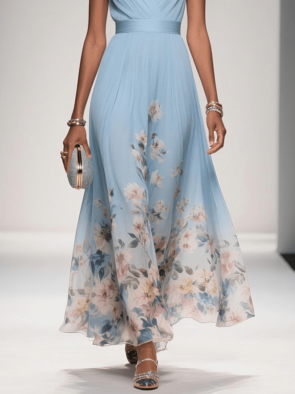 Mica | Sleeveless A Maxi Dress