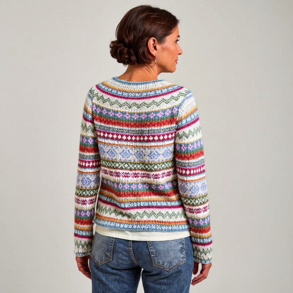 Elise Nordic Fair Isle Sweater