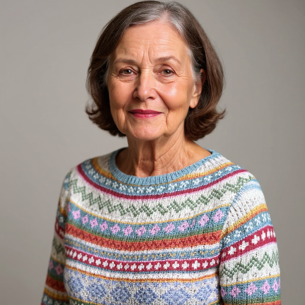 Elise Nordic Fair Isle Sweater