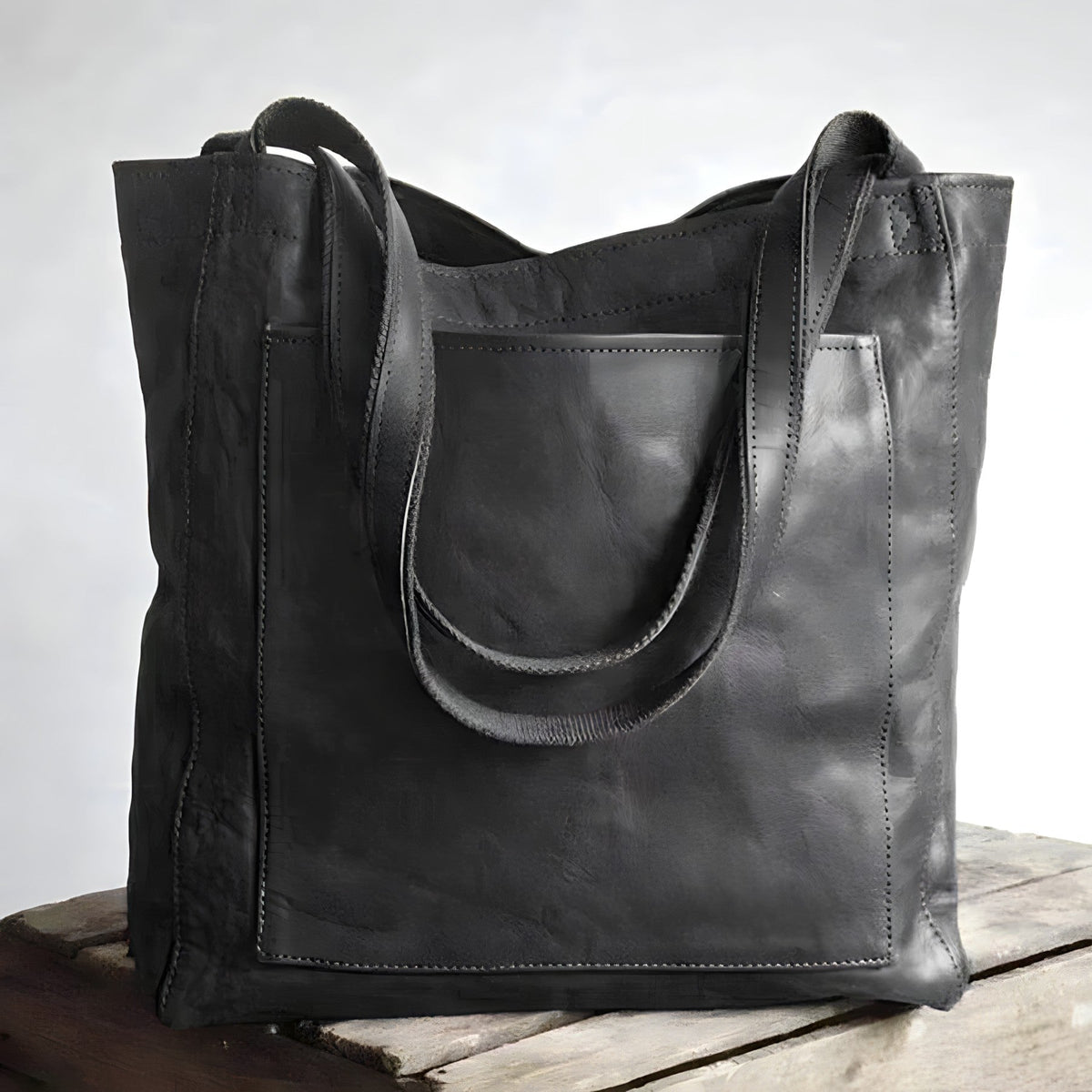 Juana | Minimalist Leather Tote Bag