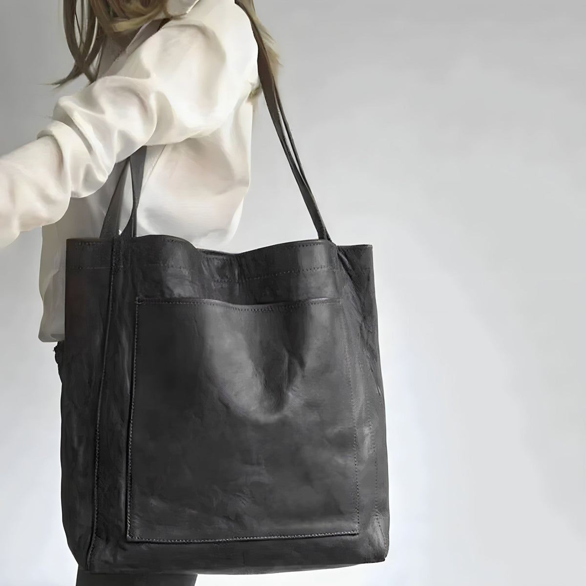 Juana | Minimalist Leather Tote Bag
