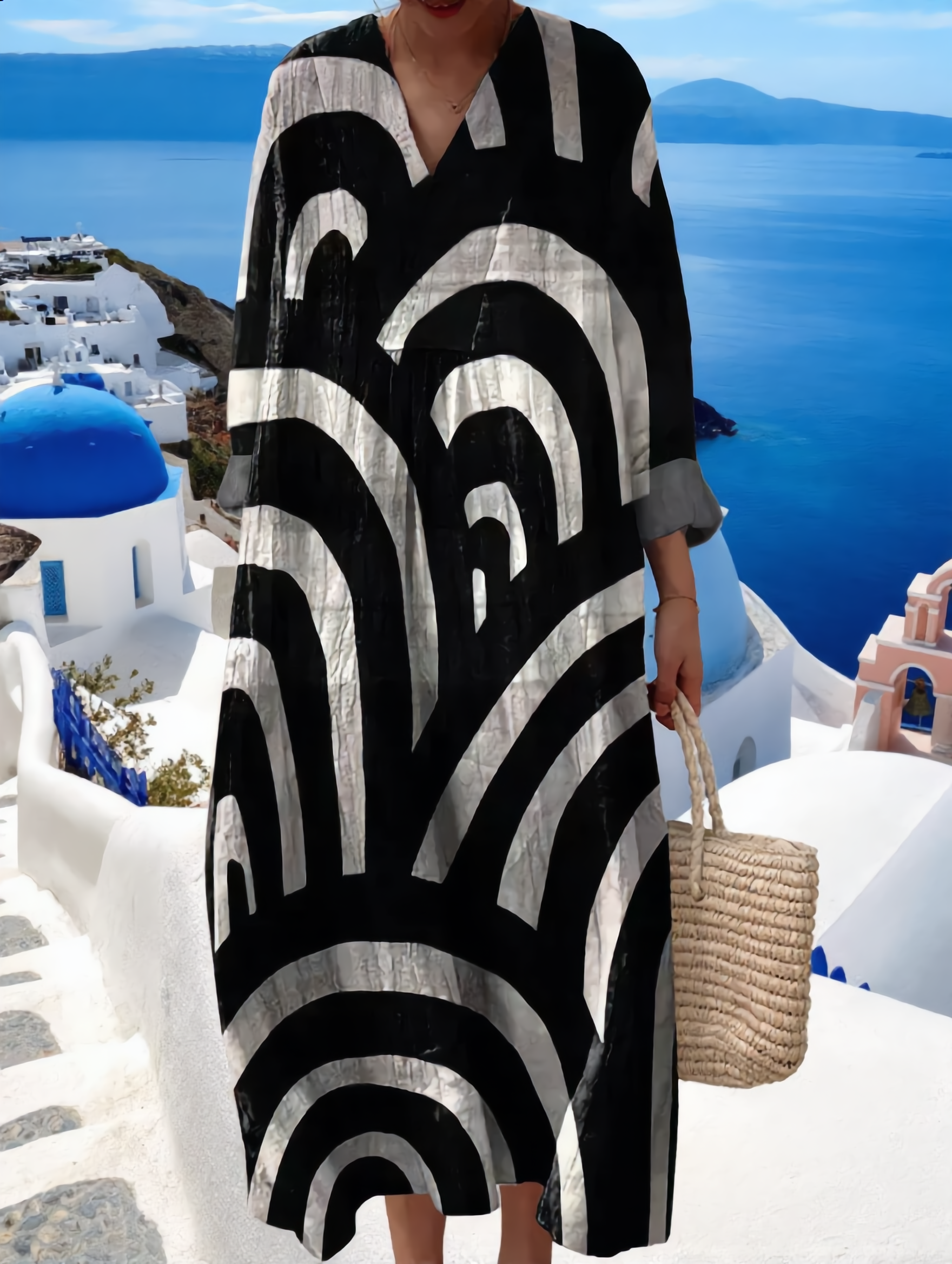 Cynthia - Summer Breeze Printed Dress