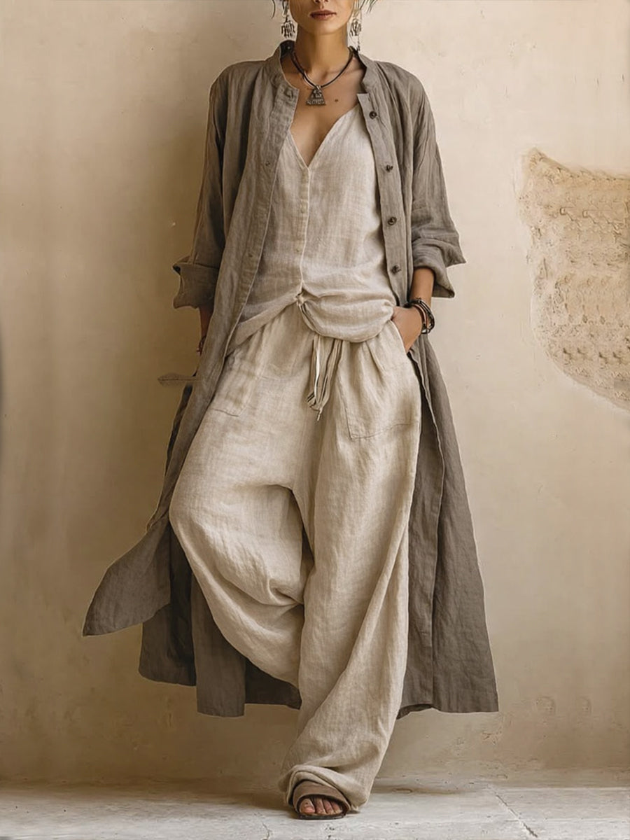 Boema | Bohemian Cotton & Linen 3-Piece Set