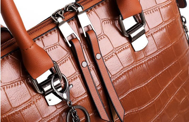 Elvira | Crocodile Bag Set Four Pieces
