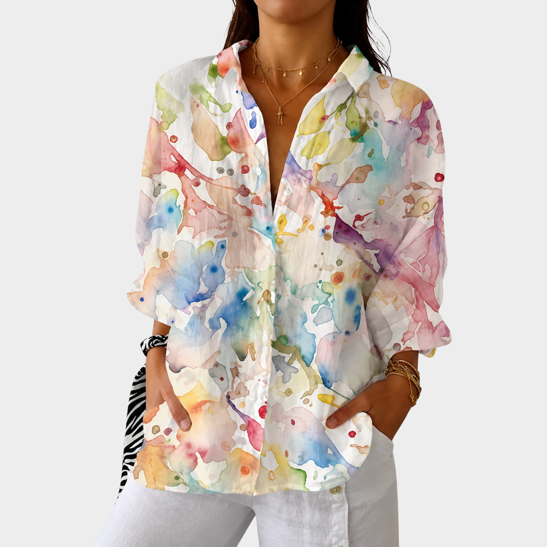 Light and Colorful Blouse with Print