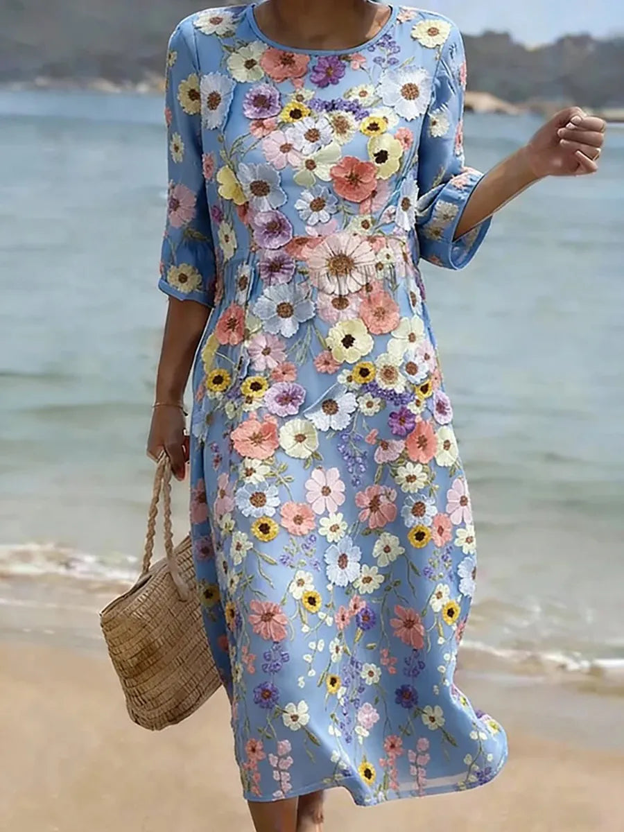 Brooke - Elegant Floral Dress