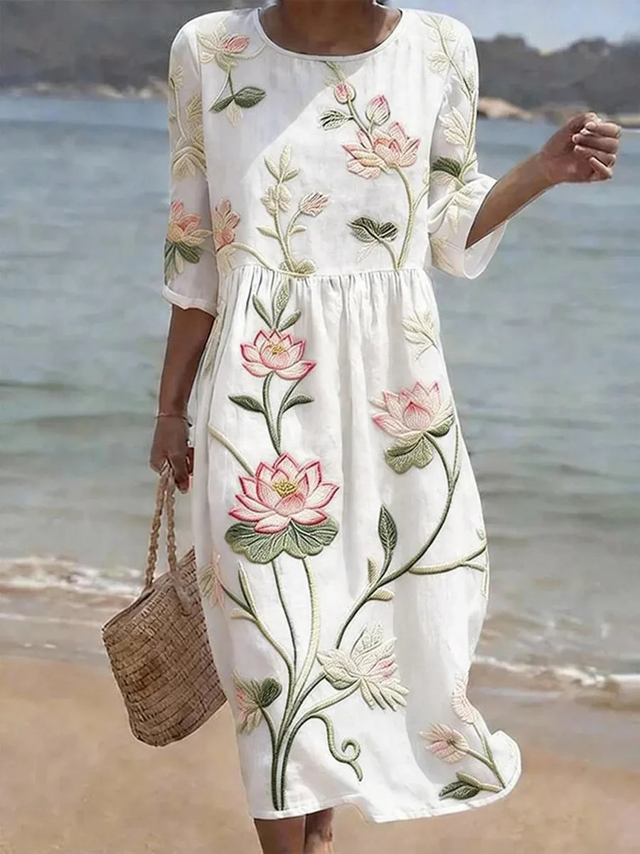 Chloe - Elegant Floral Dress