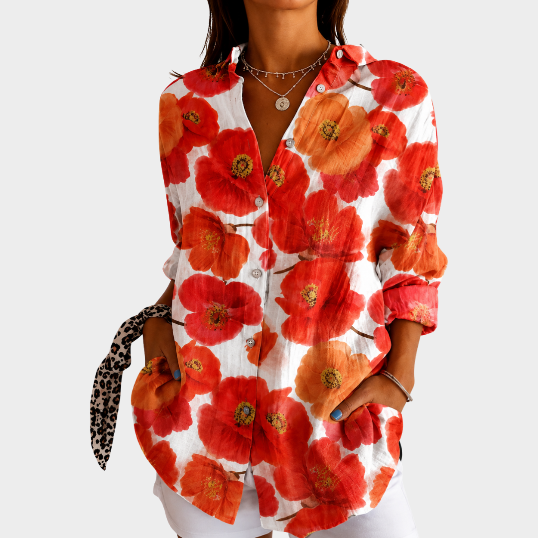 Light and Colorful Blouse with Print