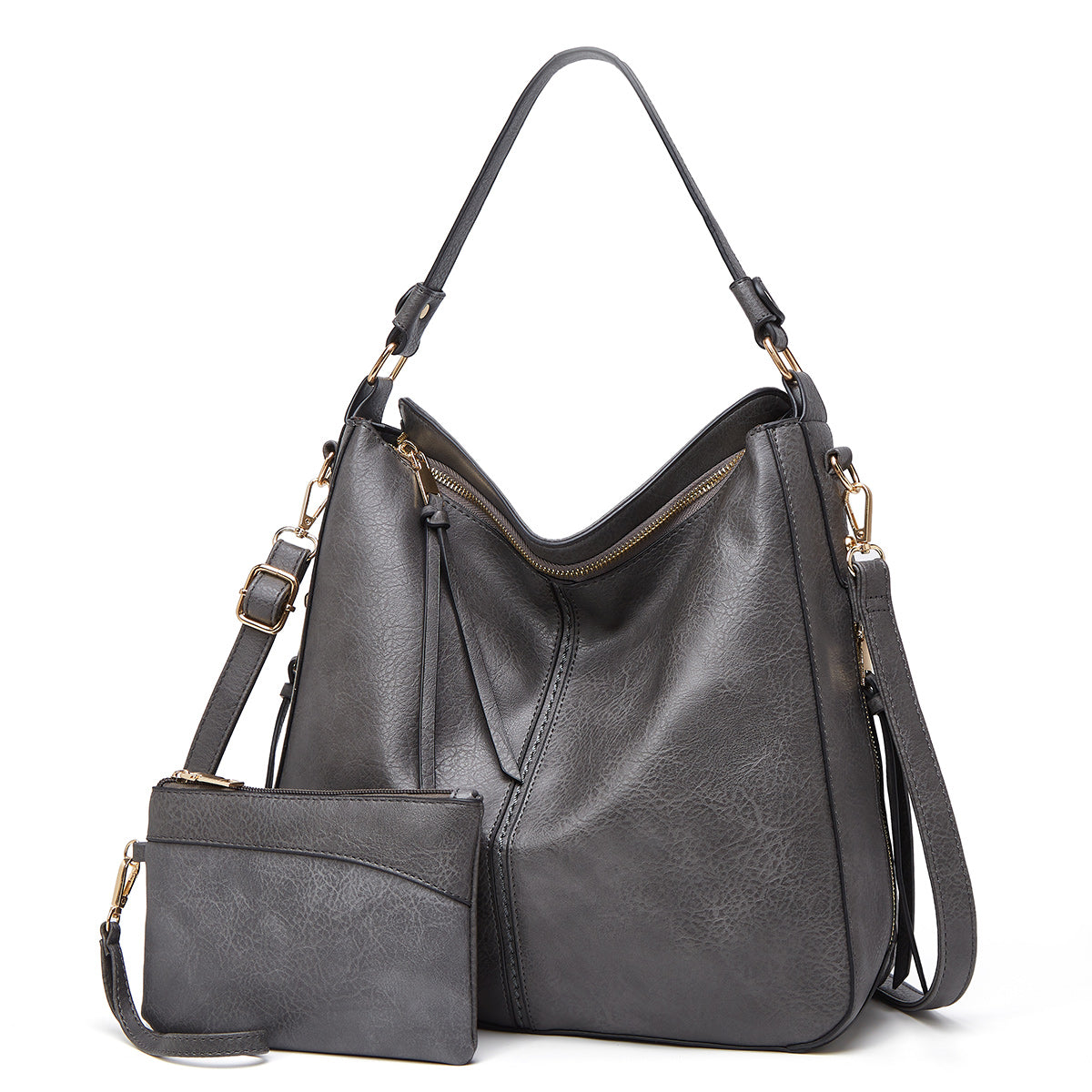 Karin | Anti-Theft Hobo Handbag + FREE Pouch