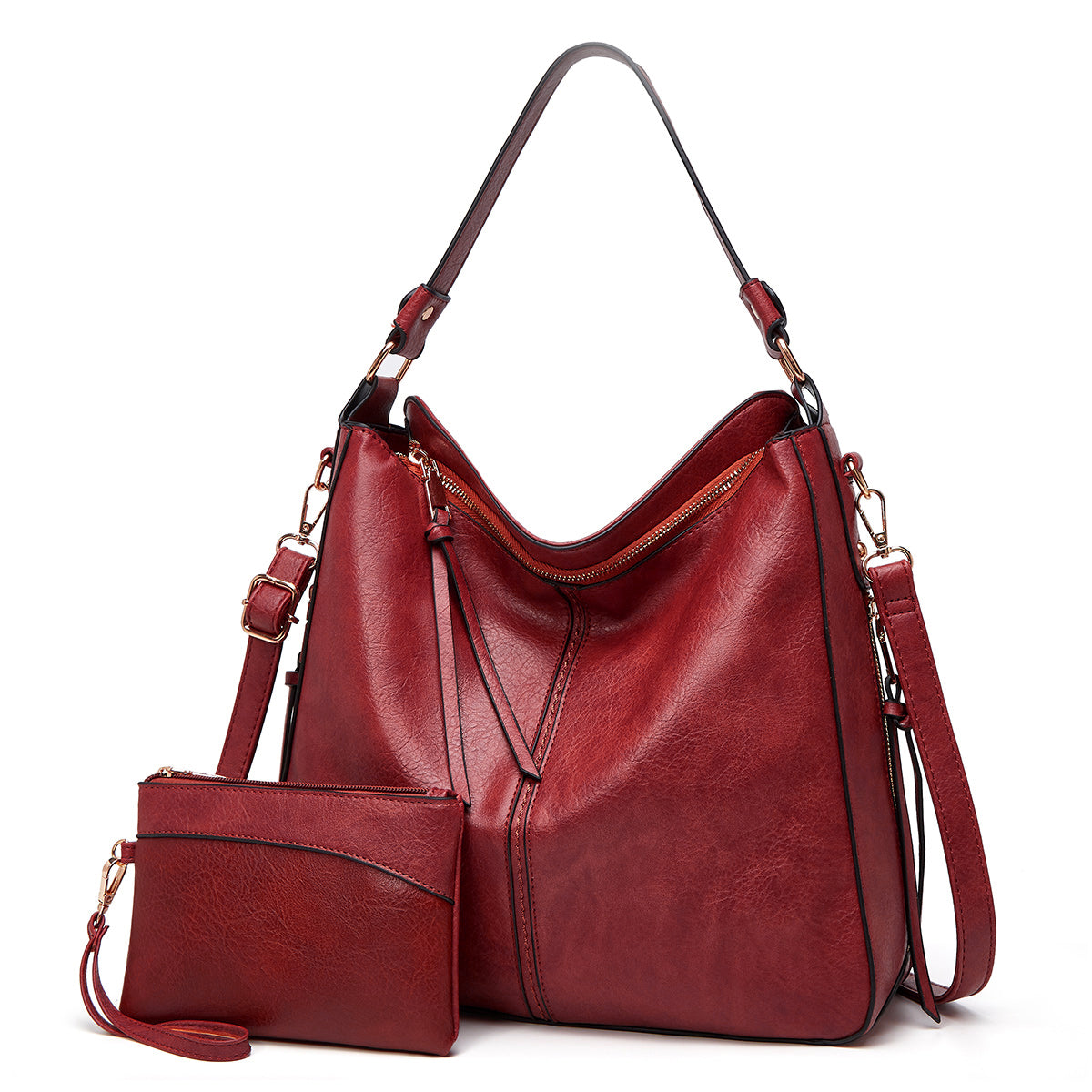 Karin | Anti-Theft Hobo Handbag + FREE Pouch