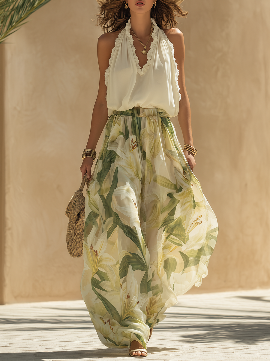 Valeria – Printed flowy set