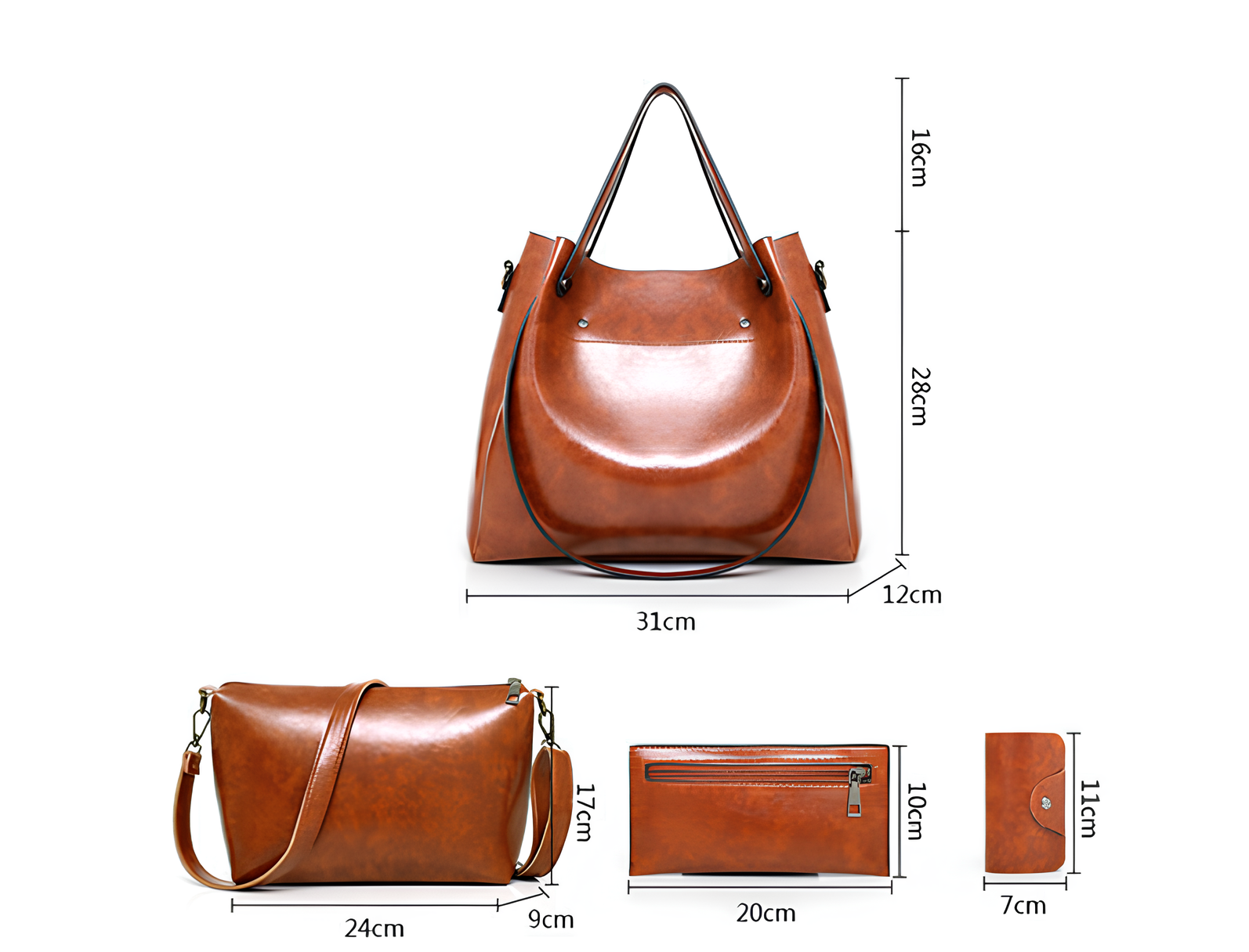 Adriene | Four Piece Bag Set