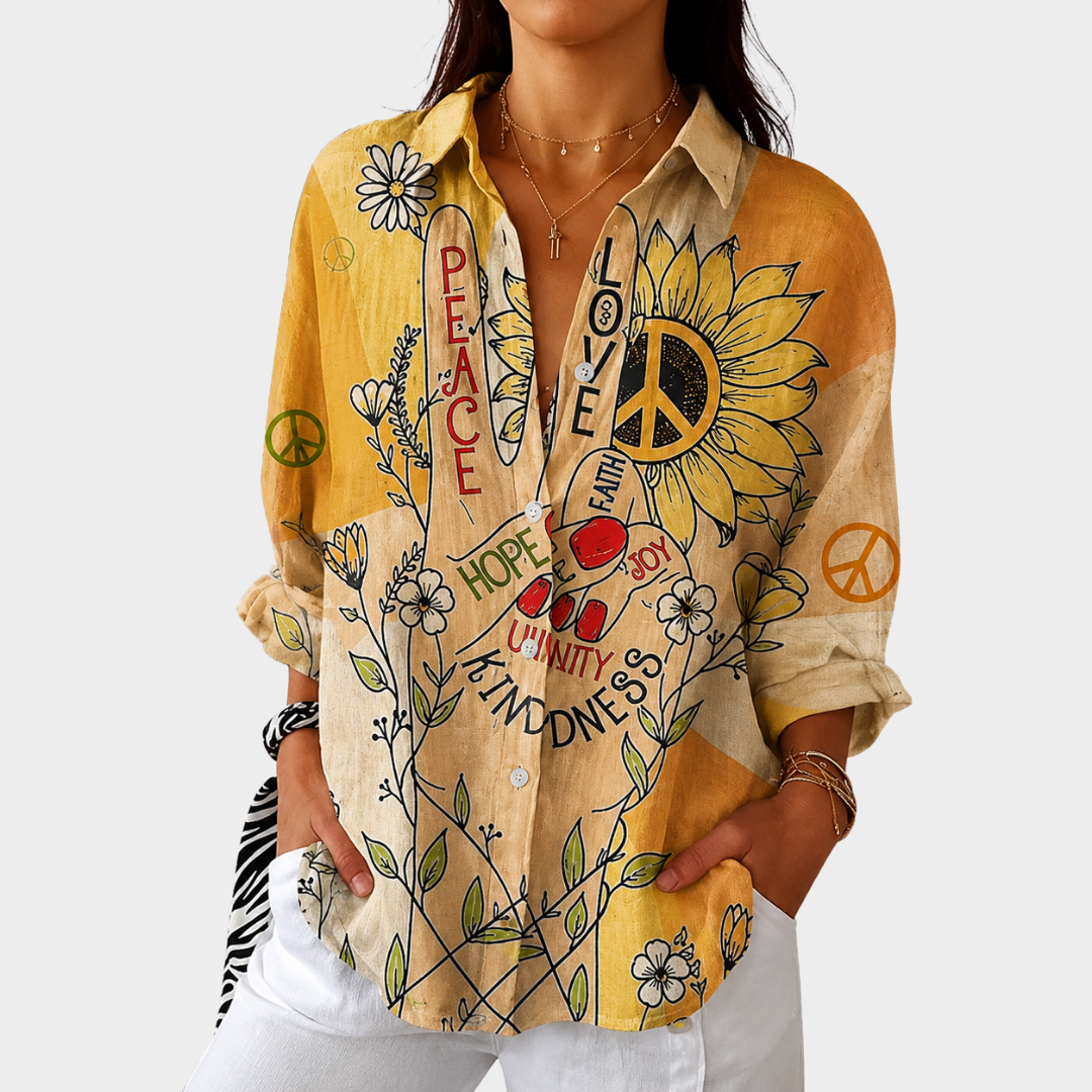 Light and Colorful Blouse with Print