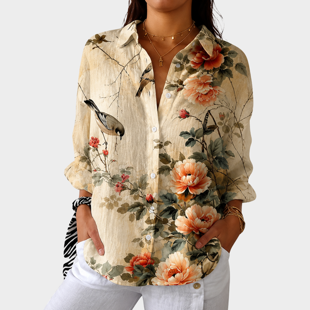 Light and Colorful Blouse with Print