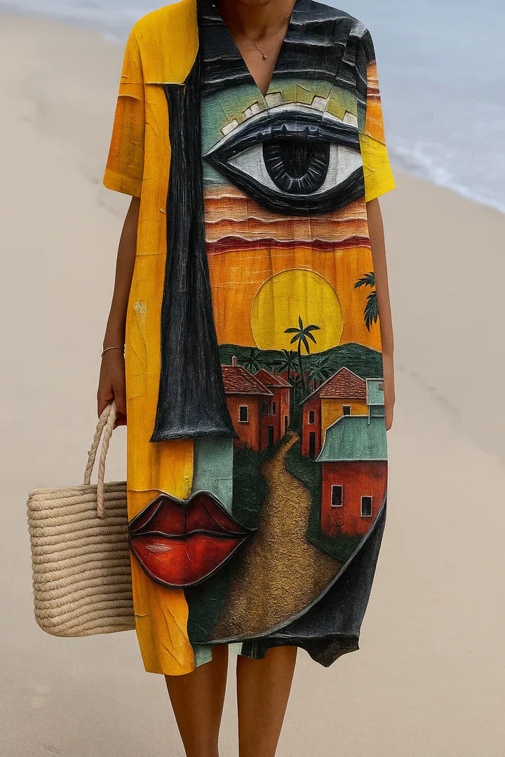 ELARA™ | ARTISTICALLY INSPIRED DRESS