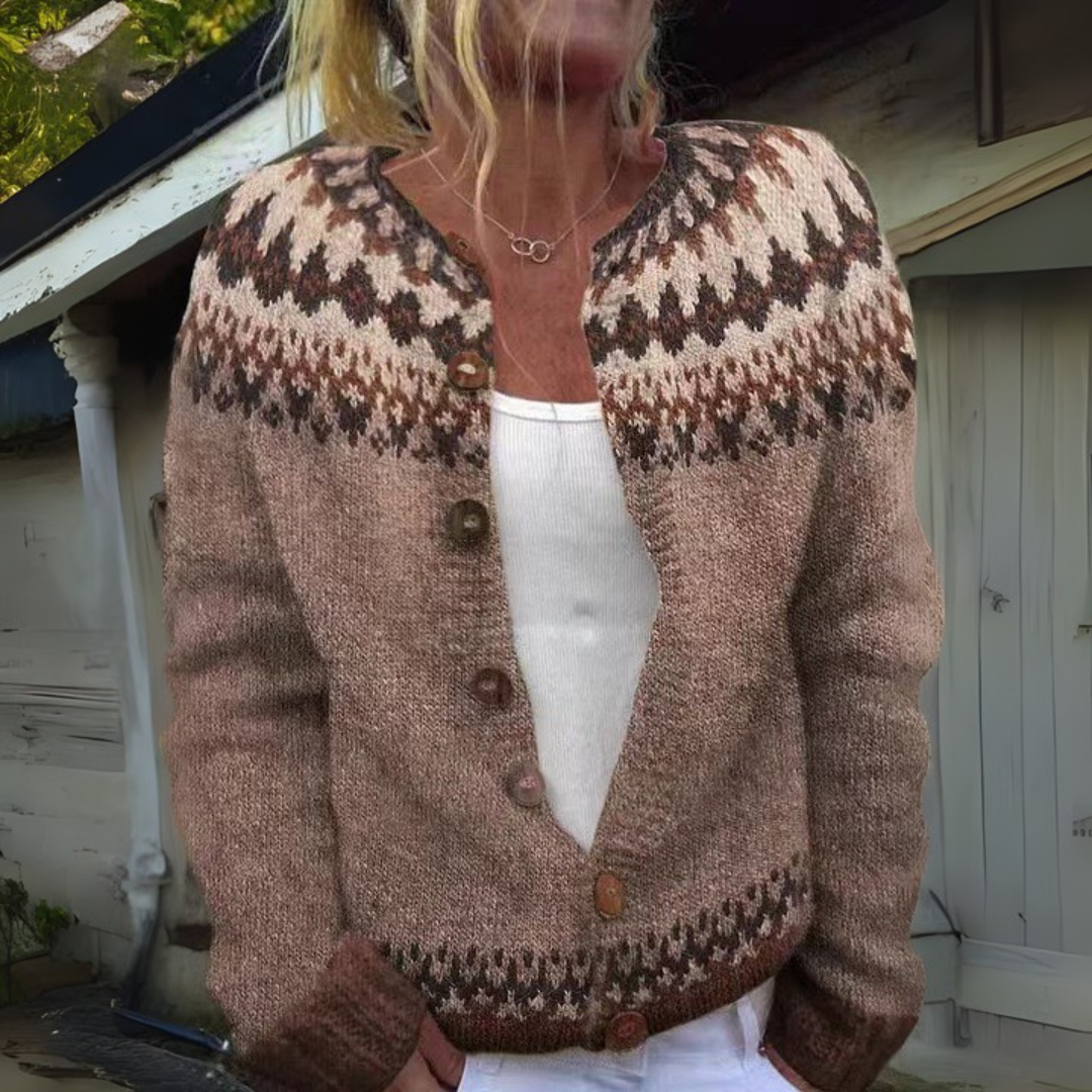Oona Folk Knit Cardigan