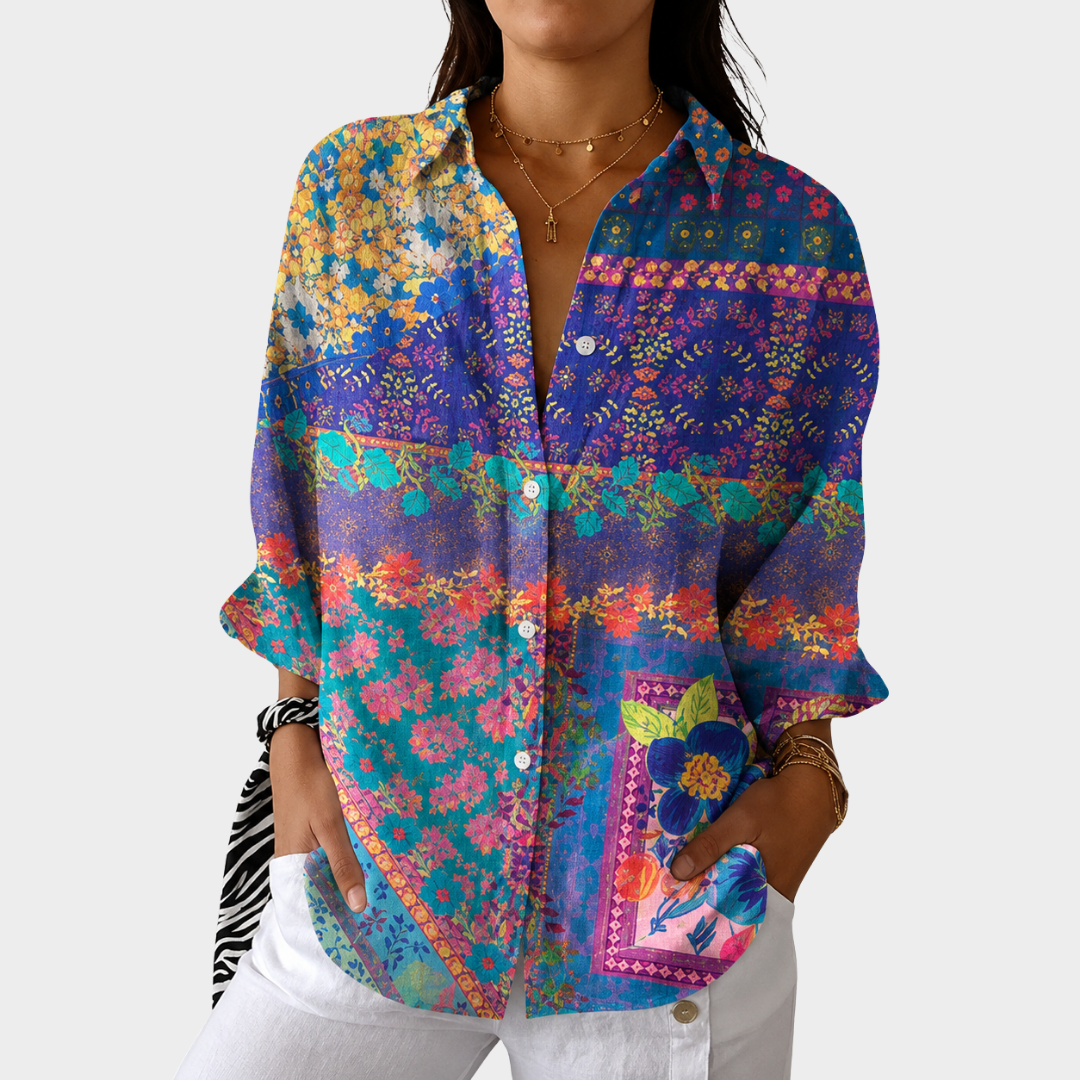 Light and Colorful Blouse with Print