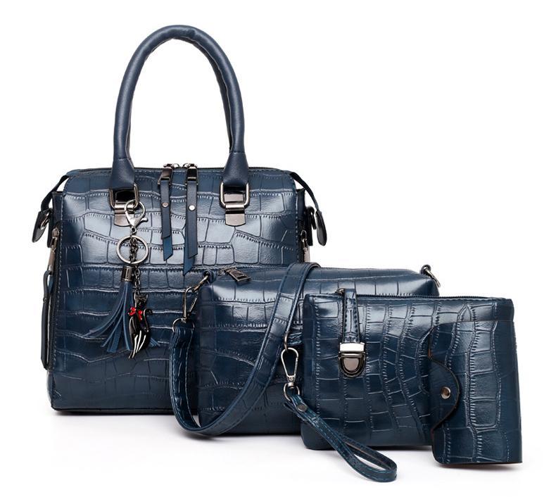 Elvira | Crocodile Bag Set Four Pieces