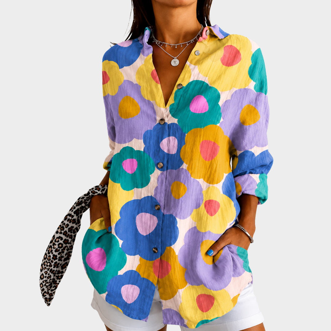 Pastel Bloom Garden Blouse