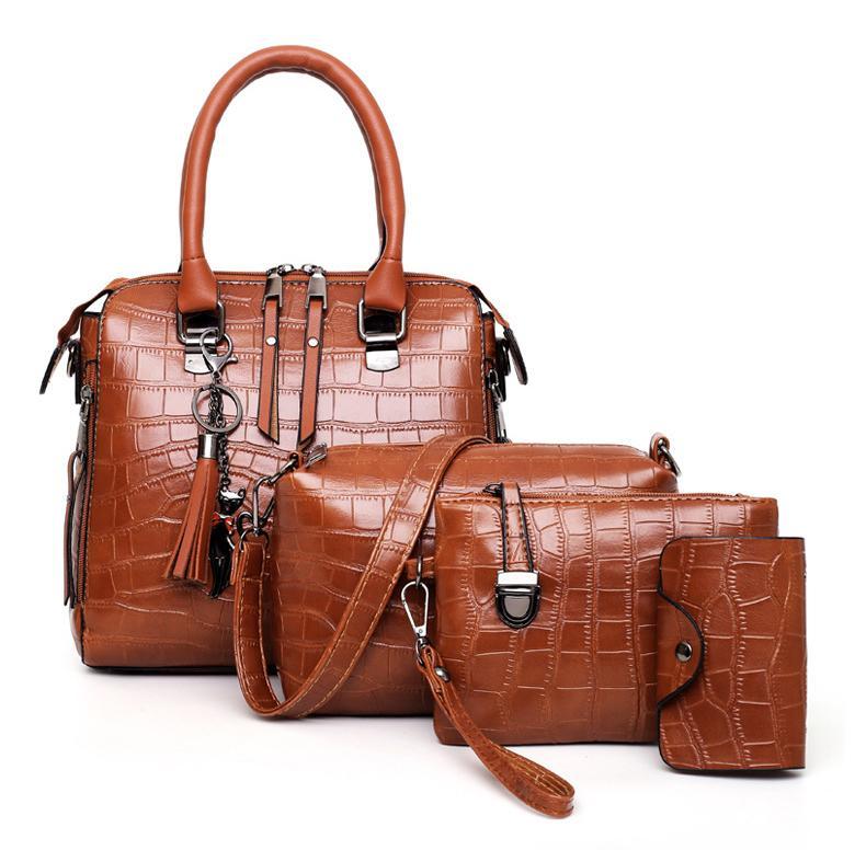Elvira | Crocodile Bag Set Four Pieces