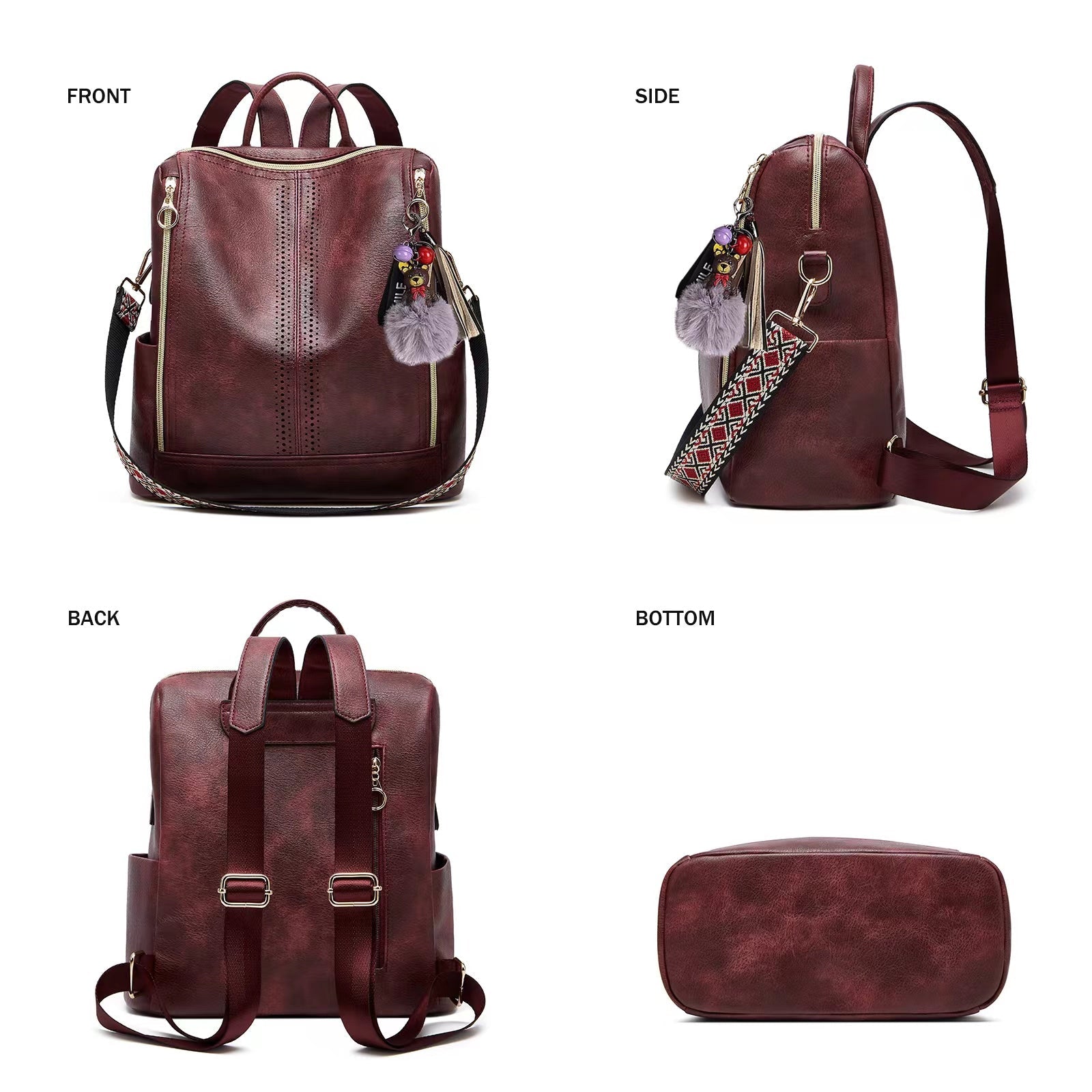 Charlotte | Convertible Backpack + FREE Pouch