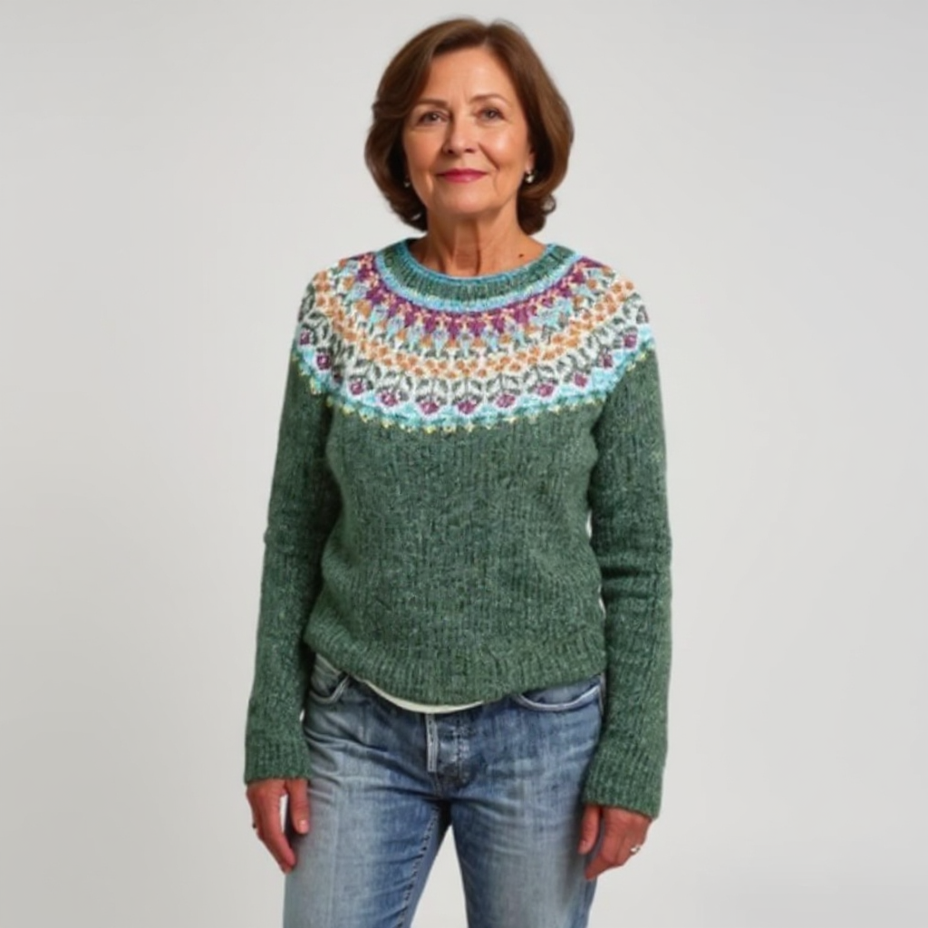 Sable Nordic Knit Jumper