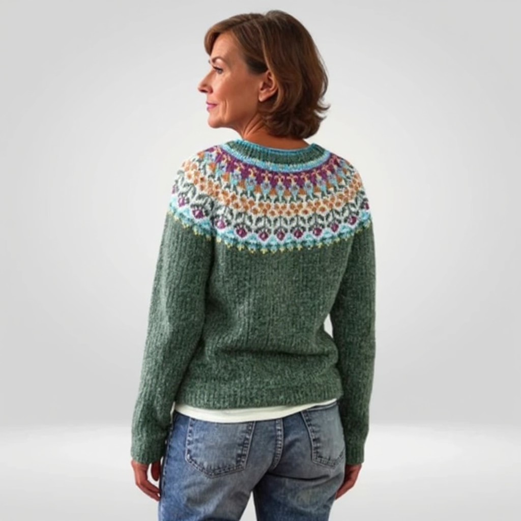 Sable Nordic Knit Jumper
