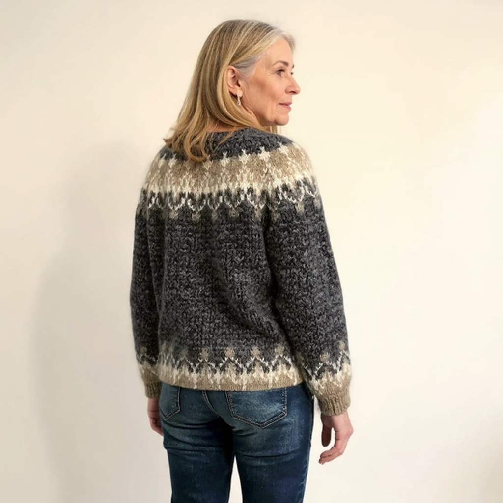 Elin Fair Isle Yoke Sweater