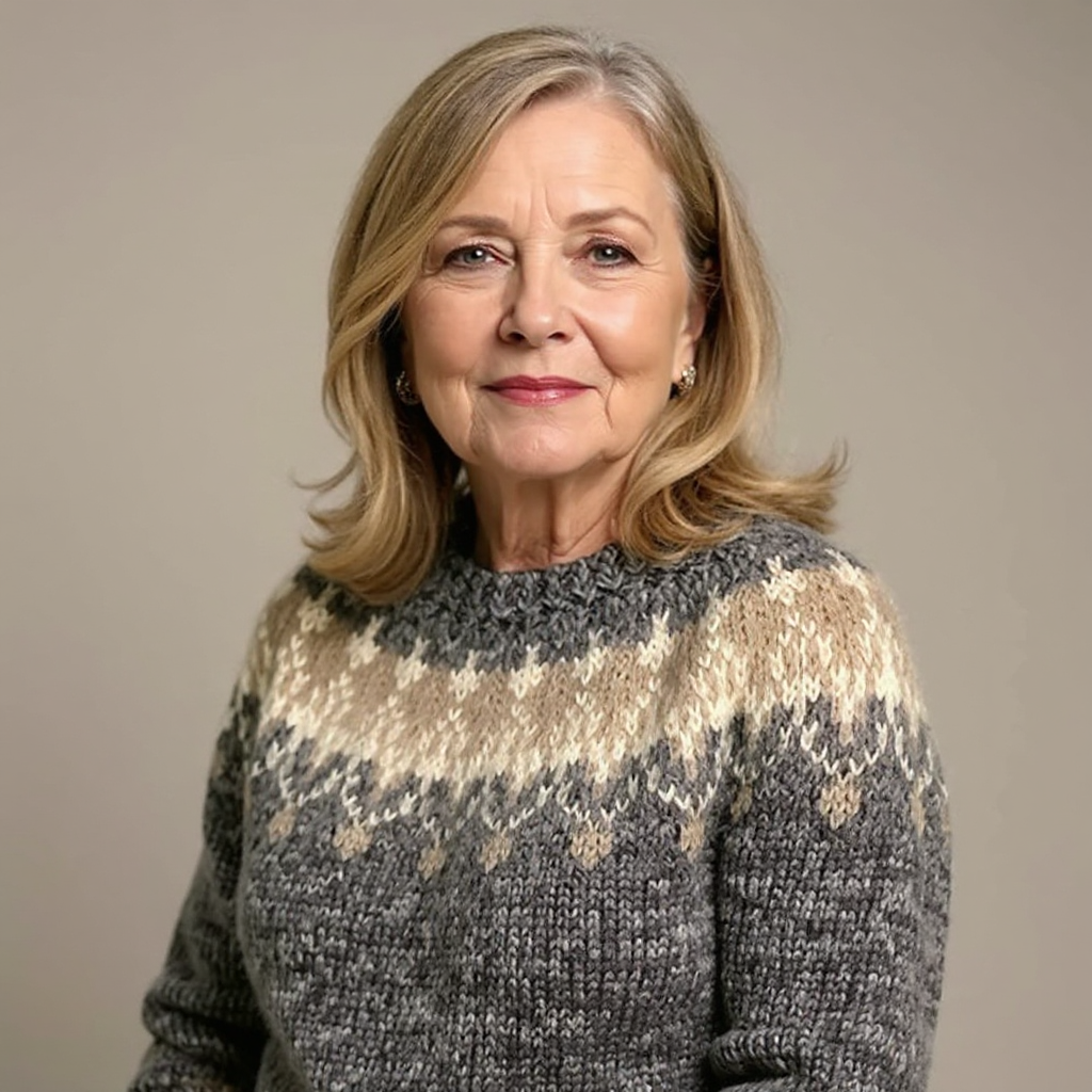 Elin Fair Isle Yoke Sweater