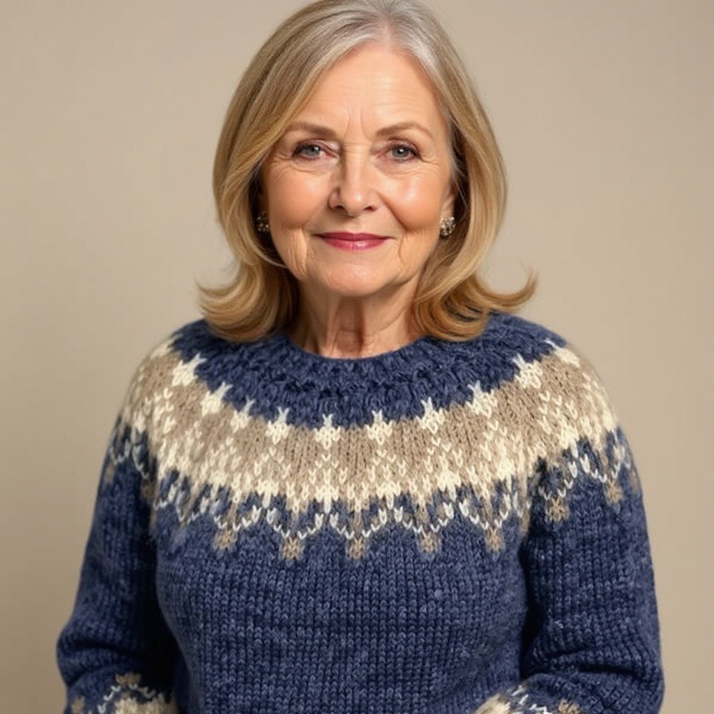 Elin Fair Isle Yoke Sweater